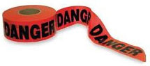 Barricade Danger Banner Tape
