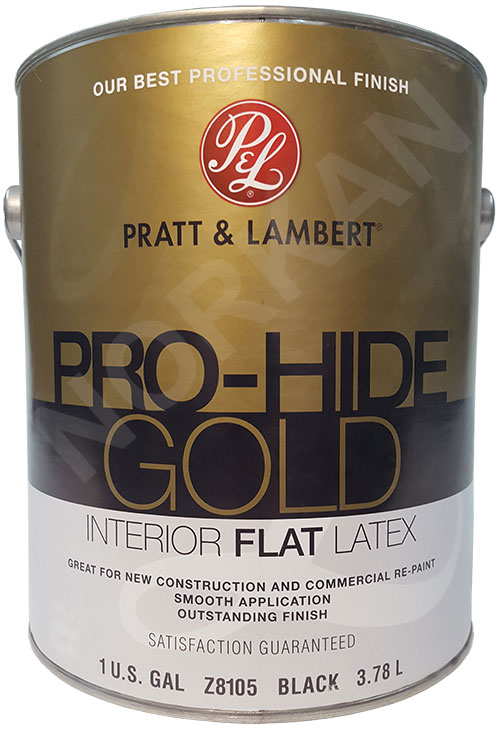 Pratt & Lambert Pro-Hide Gold Interior Flat Latex Black