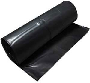 Black Flame Retardant Poly Sheeting, 4 MIL, 10’ x 100’