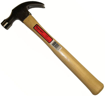 Barco Curved Claw Hammer w/Wood Handle